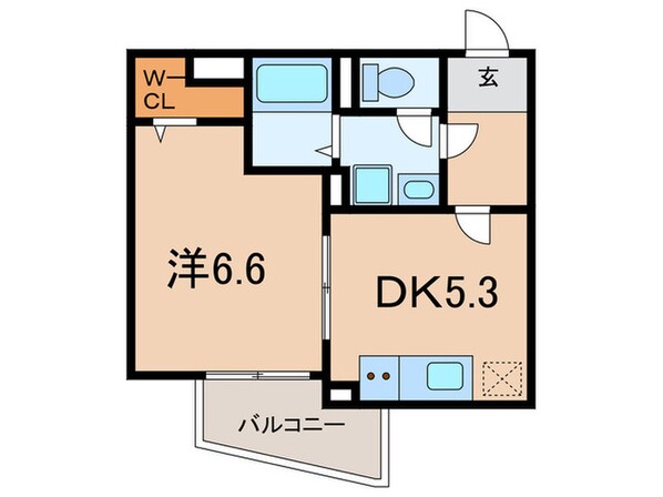 フォーチュンパークⅢの物件間取画像